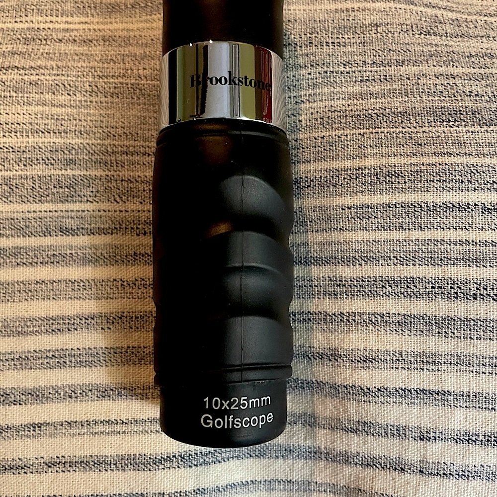 Brookstone Golf Scope, 10X25 Pocket portable telescope.